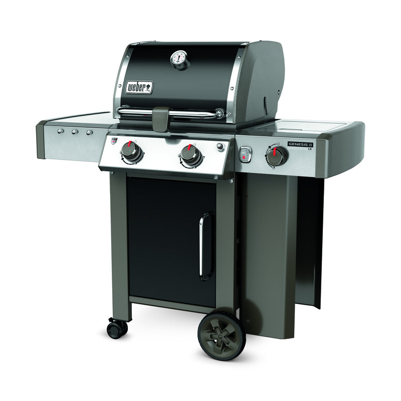 er Genesis II LX E240 2Burner Propane Gas Grill with Side Burner